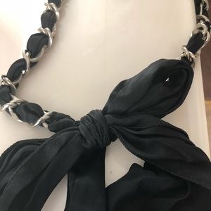 Bebe Chain Satin Belt